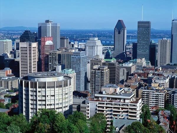 Montreal city skyline